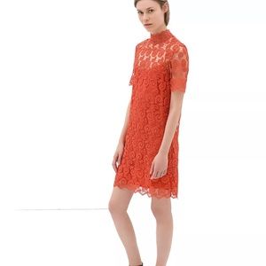 Zara coral dress